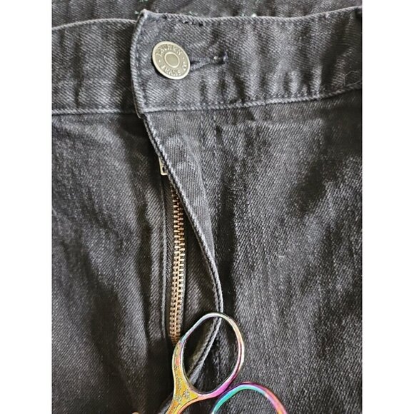 Lauren Ralph Lauren Jeans Women 18 Black Straight Ankle Classic Denim - Picture 3 of 13